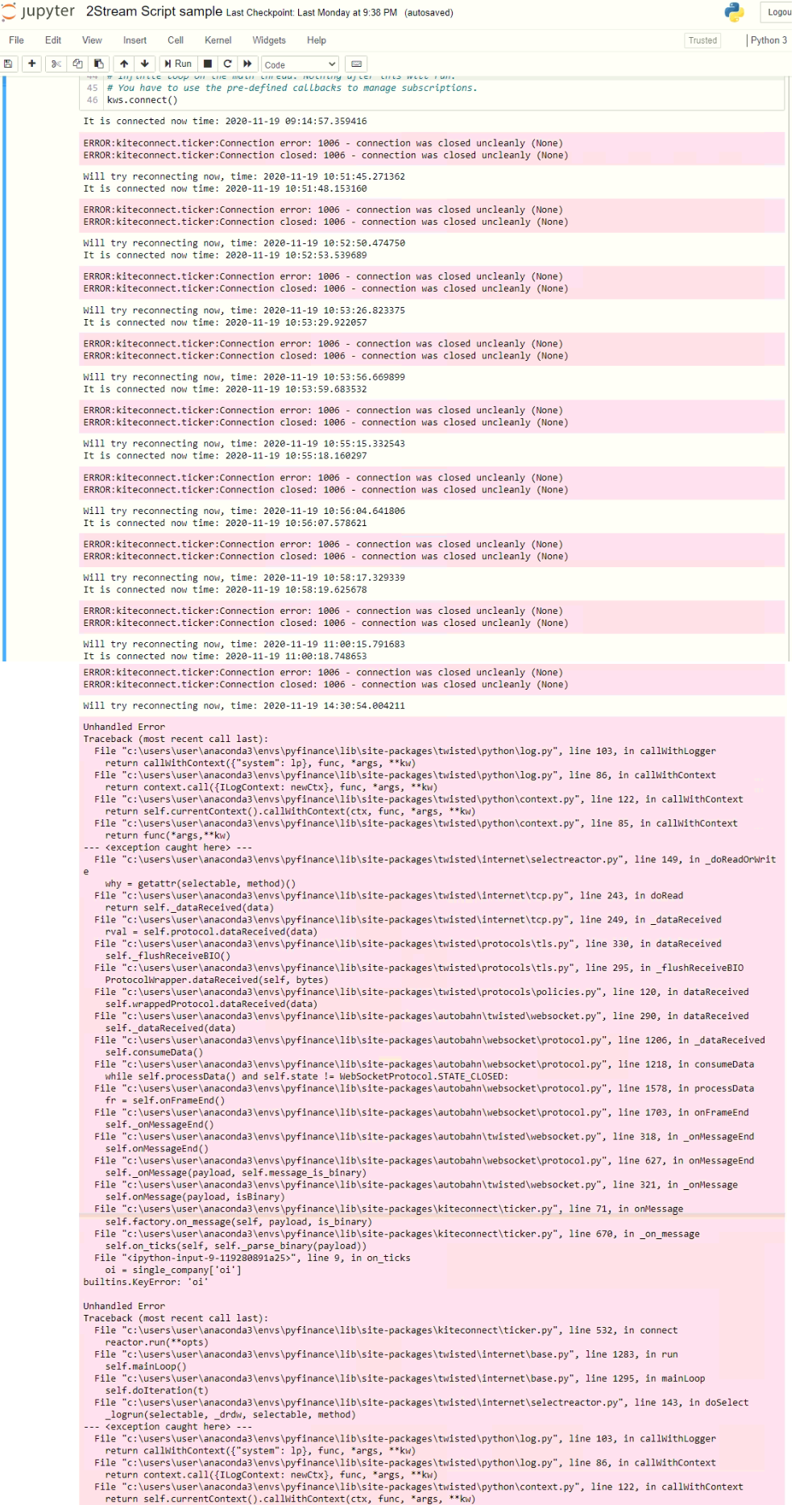 Status logger - scripting support - Scripting Support - Developer Forum